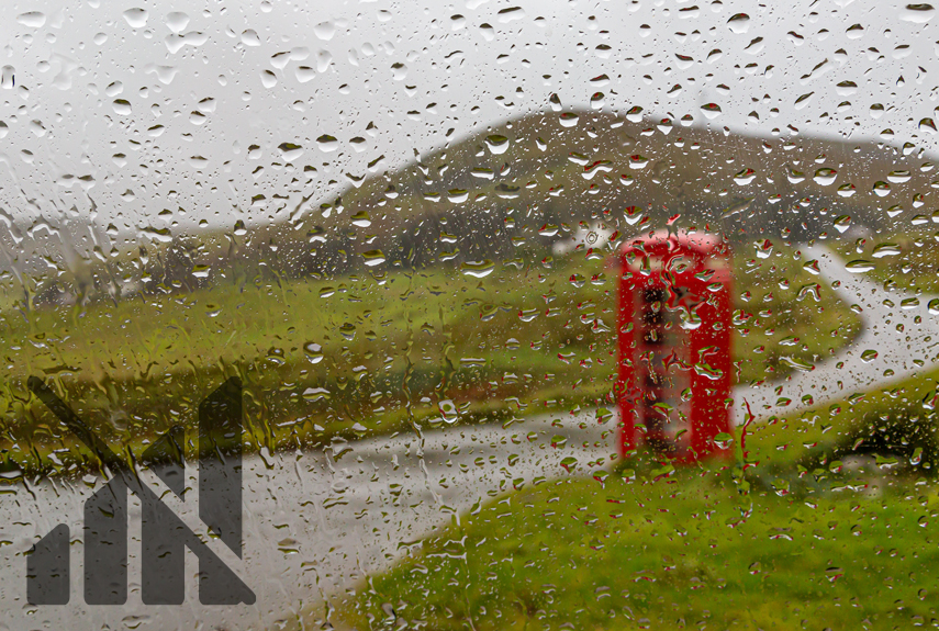 Fragile Business Areas - telephone box in rain and no mobile signal