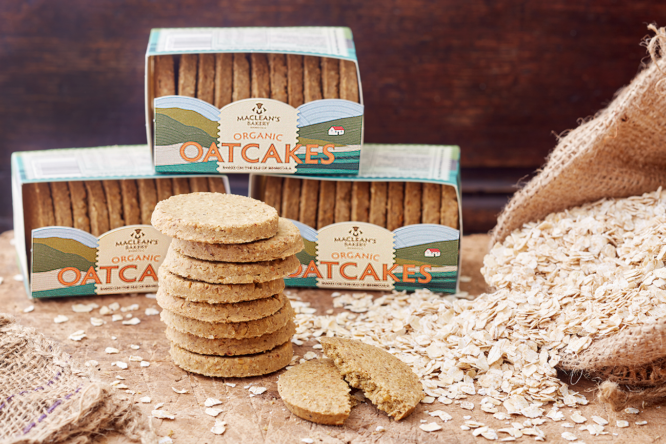 Macleans Bakery oatcake stack